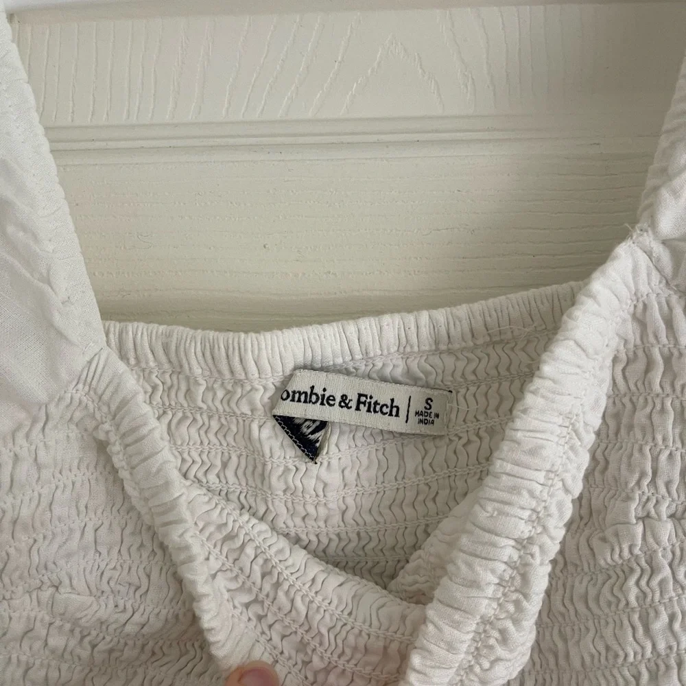 White Puff Sleeve Top